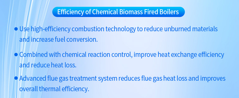 Efficiency of chemical Biomass fired boiler Efficiency of chemical Biomass fired boiler