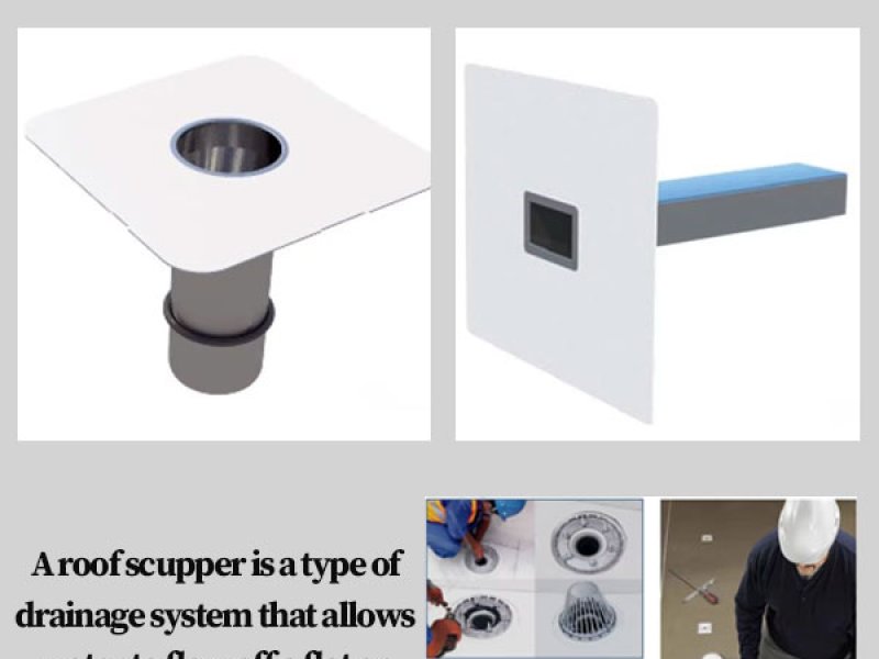 установка водостока для крыши