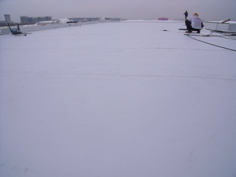 кровля из резиновой мембраны ТПО