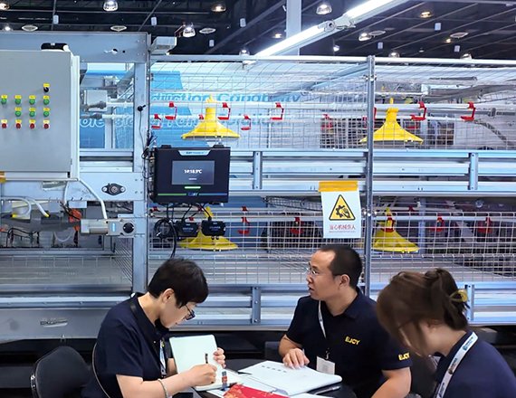 Automatic Broiler Cage Chain Harvesting System