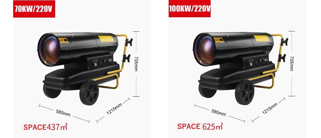 70KW and 100KW Diesel Heater