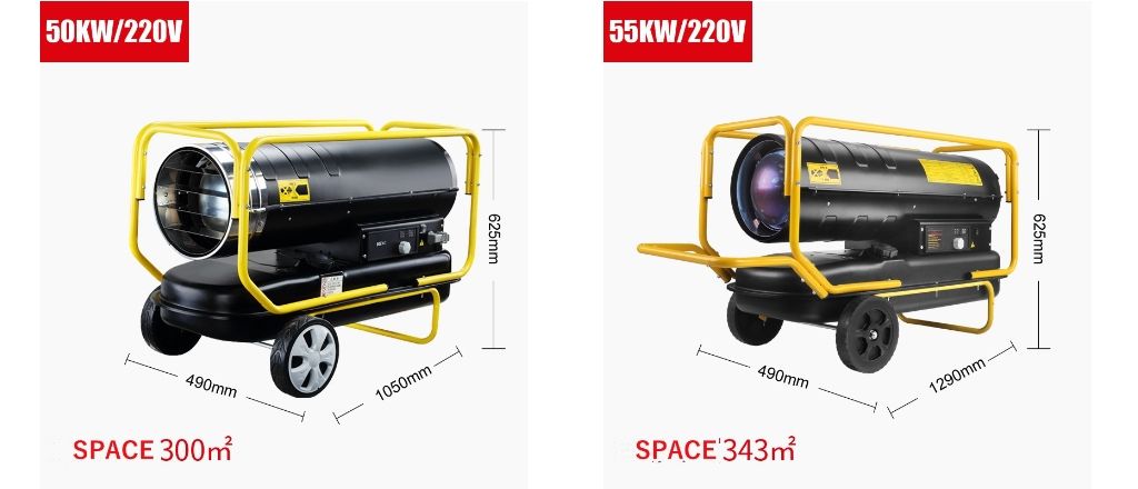 50KW and 55KW Diesel Heater