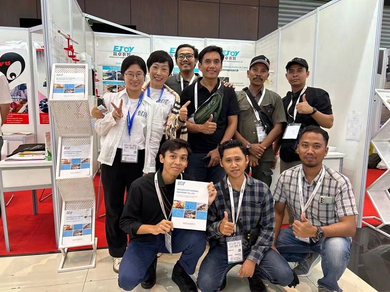 Rroup photo with local customer