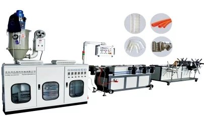 Conduit de plástico de 16-50 mm Conduit Corrugado Tubo de plástico Flexible Machine