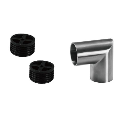 COUDE AIGU POUR TUBE DE BOIS