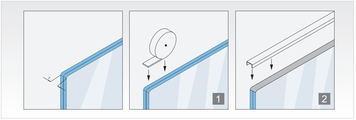 ALUMINUM GLASS PROFILE 1