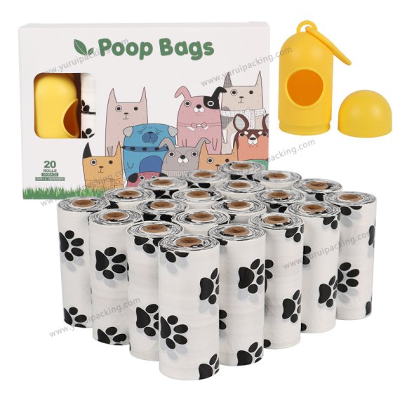 YURUI Custom Biodegradable Compost Pet Poop Waste Bag