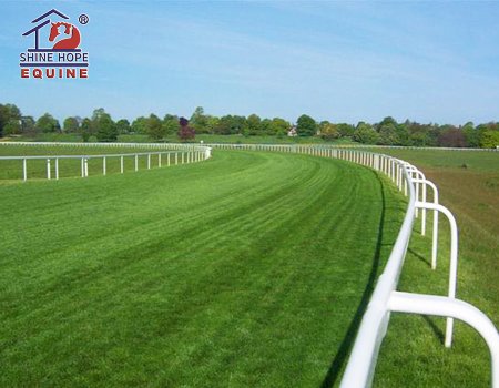 Rail de courses de chevaux