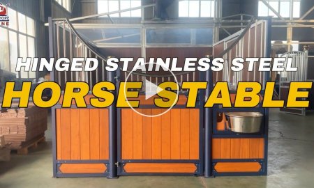 Écurie de luxe en acier inoxydable