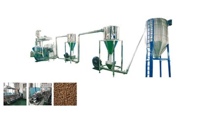 Plastic Recycling Machine Making WPC Fence Mixing with Wood Sawdust