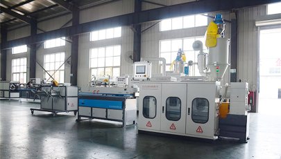 9-50mm SJ65 extruder high speed 30m/minute plastic single wall corrugated pipe machine