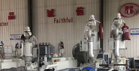 40-110mm HDPE double wall corrugated pipe machine tested successfully