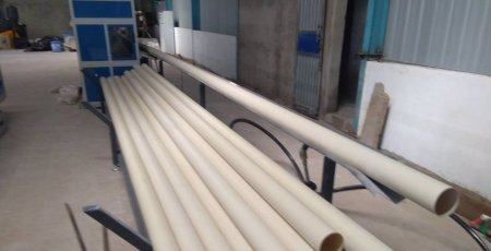 PVC pipe machines running good in Ivory coast