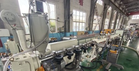 16-63mm PE pipe extrusion machine for Russian customer