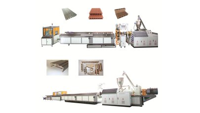 PP PE PVC WPC decking fence wall panel making machine