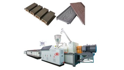 Wood plastic composite wall panel extruder /PP PE PVC WPC cladding making machine