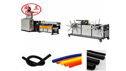 High quality plastic single wall corrugated pipe extruder machine