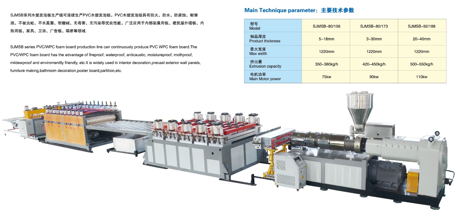 WPC board machine WPC board machine