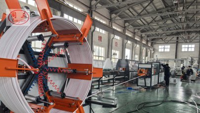 Высокоскоростное экструзионное оборудование по производству труб газо-водоснабжения из ПНД/ПЭ/ПП