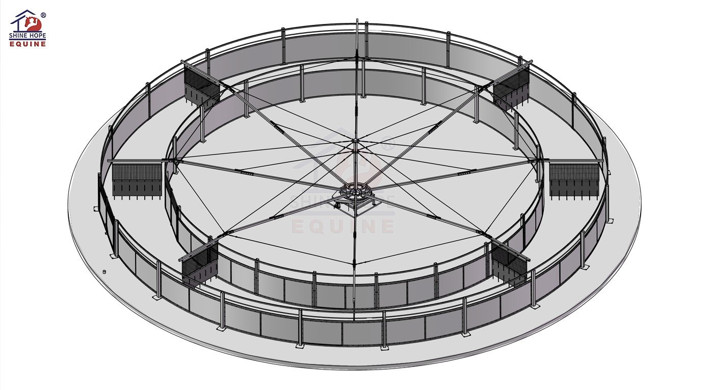 horse walker with HDPE-1 horse walker with HDPE-1