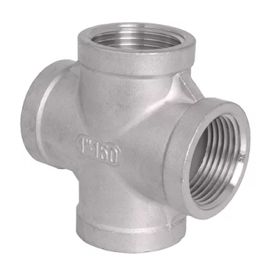 Stainless Steel Thread Cross - Eathu Pipe Fittings