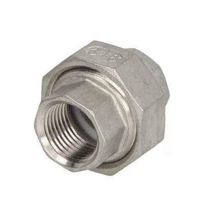 Stainless steel thread Union Conical FF