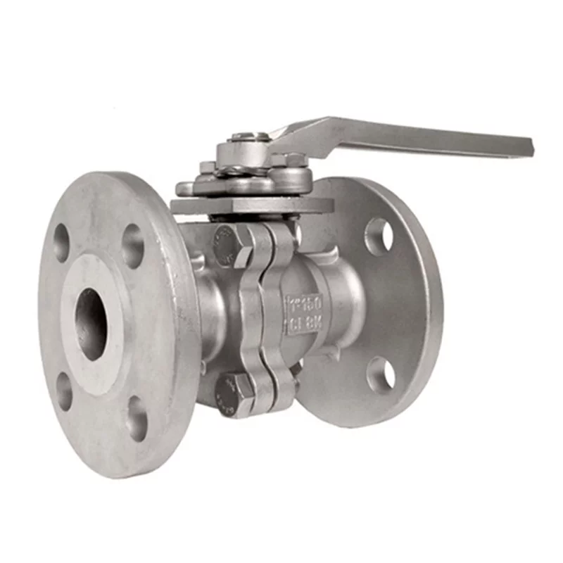 2PC Stainless Steel Flanged Ball Valve-510