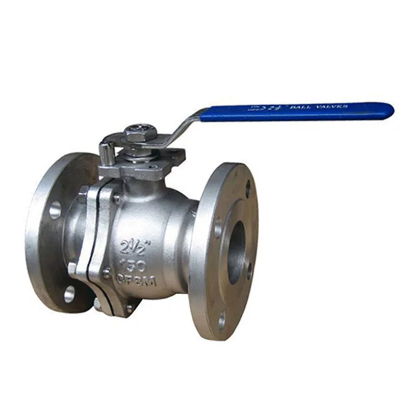 3PC Stainless Steel Flange Ball Valve-501