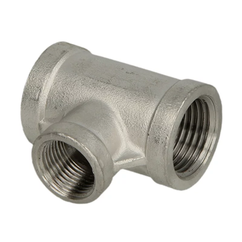 Stainless Steel Screwed Equal Tee -655