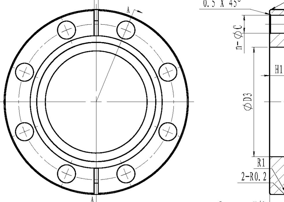 flange cad