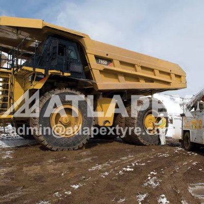 Rueda minera 51-24.00/5.0 (5 unidades) para llanta 33.00-51 en CAT 785D