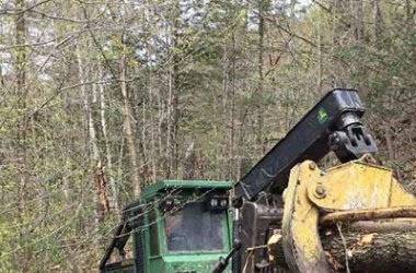 Tractor forestal de arrastre, autocargador