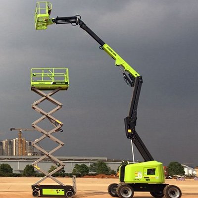 Plataforma elevadora de tijera, plataforma elevadora de brazo