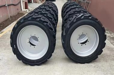 Neumáticos rellenos de espuma para plataformas elevadoras de diferentes modelos, como Genie, JLG, etc.