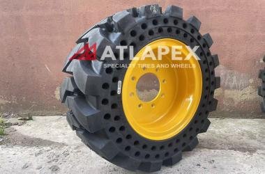 Neumático ATLAPEX 10-16.5: El neumático sólido definitivo para minicargadoras con patrón AP-SKS