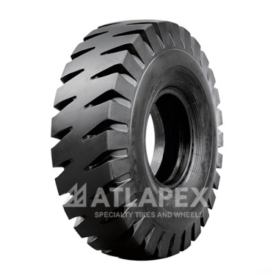 Neumático neumático ATLAPEX con dibujo AT-E4A para uso portuario.