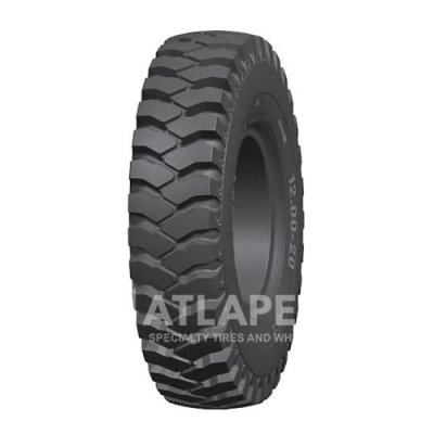 ATLAPEX AP-MNR: Neumático OTR premium para camiones mineros, diseñado para terrenos rocosos extremos y durabilidad a largo plazo.