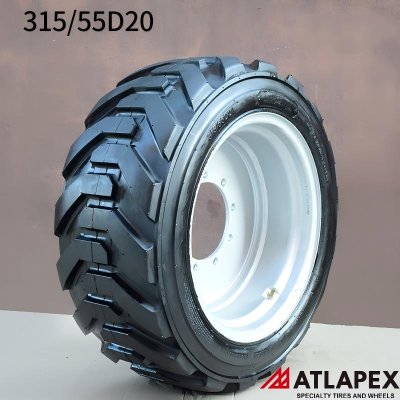 Neumático ATLAPEX relleno de espuma 315/55D-20: La solución definitiva para el rendimiento y la durabilidad de las plataformas elevadoras. (2)