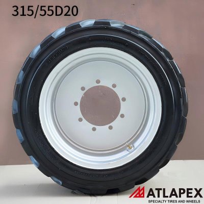 Neumático ATLAPEX relleno de espuma 315/55D-20: La solución definitiva para el rendimiento y la durabilidad de las plataformas elevadoras. (1)