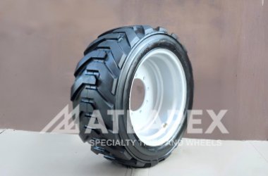 Neumático ATLAPEX relleno de espuma 355/55D-20: Potencie sus plataformas elevadoras para un rendimiento sin concesiones.