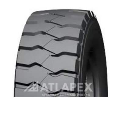 Neumático radial ATLAPEX E-4 AT912 OTR: Rendimiento radial de grado militar para misiones tácticas y de transporte de personal.