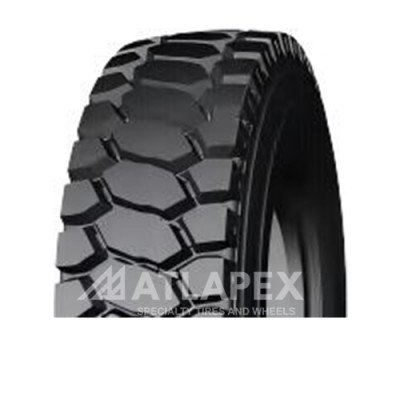 Neumático radial OTR ATLAPEX E-4 AT916: Excelencia radial para operaciones militares y de transporte de personal.