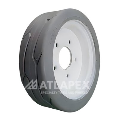 Neumático macizo ATLAPEX AP-LUG2: Rendimiento fiable para remolques de equipos terrestres de aviación.