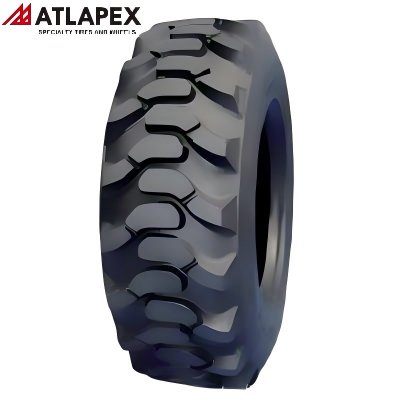 Neumático diagonal neumático ATLAPEX AT-SKS1D R-4: resistente al desgaste y antideslizante para trabajos pesados ​​con minicargadoras. (1)