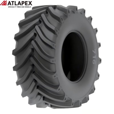 Neumático ATLAPEX AGR con dibujo 716 R-1W: Neumático IF avanzado con sección más ancha y tacos de tracción ultralargos. (1)
