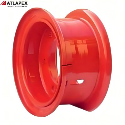 Llanta de rueda dividida ATLAPEX de 10/12/15 pulgadas: solución premium para montacargas industriales y de servicio pesado.