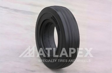 ATLAPEX 4.00-8 3.75 GSE Neumático macizo: Rueda de apoyo en tierra para aeropuertos de primera calidad
