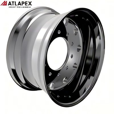 Llanta de aluminio forjado ATLAPEX para camiones: la mejor opción para operaciones de servicio pesado.