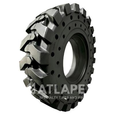 Neumático macizo 14,00-24 con llanta para manipuladores telescópicos TL1255