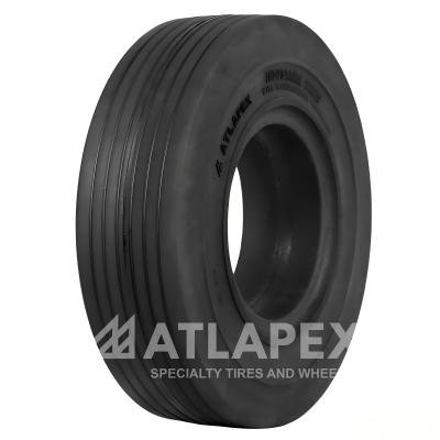 Neumático macizo ATLAPEX con patrón AP-RIB para equipos terrestres de aviación.